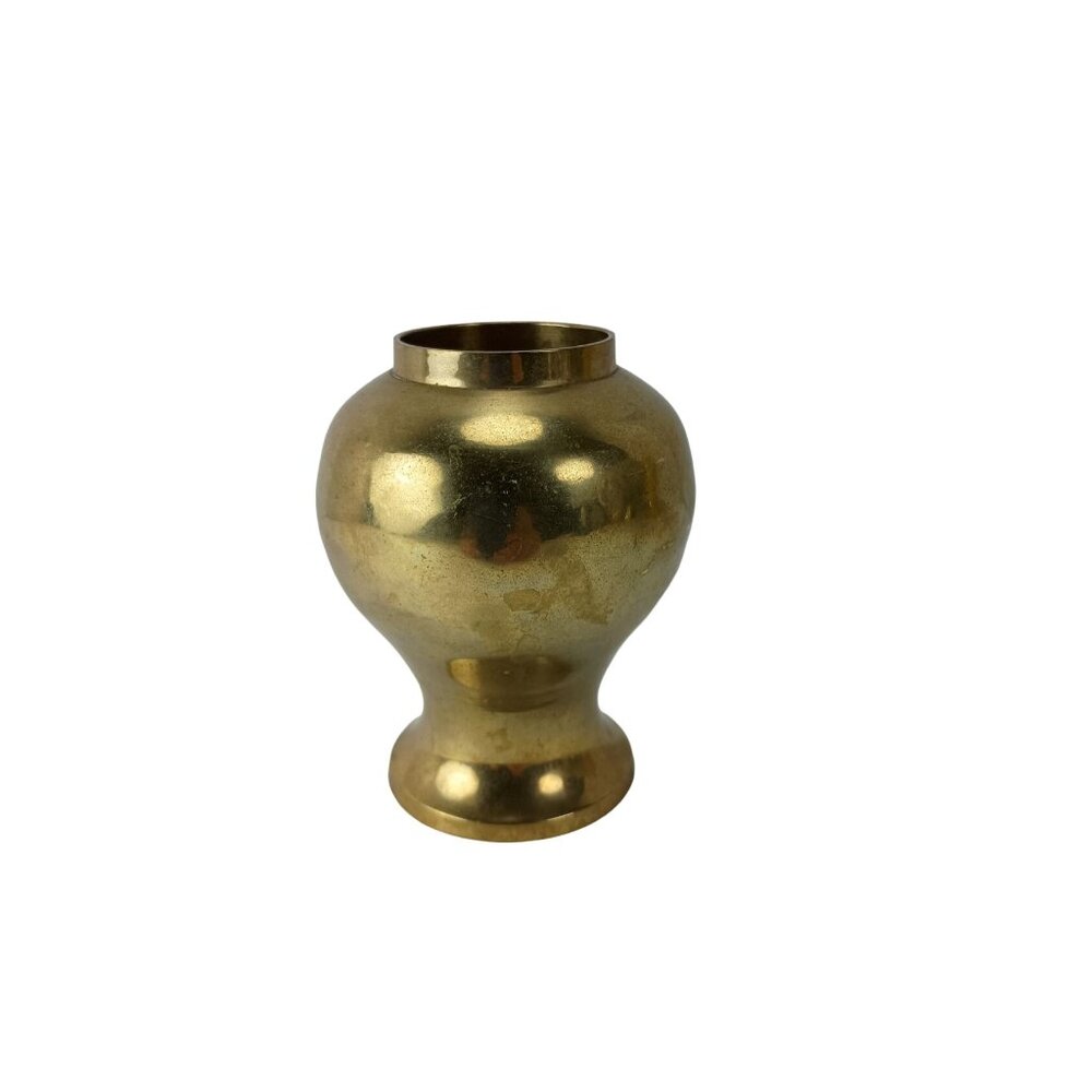 Mini Brass Metal Vase Vintage - Picture 2 of 6
